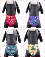 PET SHOW 50 Pack Christmas Big Dog Bandanas Bulk XL Washable Happy New Year Triangle Bibs for Medium Large Dogs Girl Boy Xmas Kerchief Set Pet Scarves Holiday Grooming Accessories - Image 5