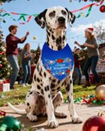 PET SHOW 50 Pack Christmas Big Dog Bandanas Bulk XL Washable Happy New Year Triangle Bibs for Medium Large Dogs Girl Boy Xmas Kerchief Set Pet Scarves Holiday Grooming Accessories - Image 9