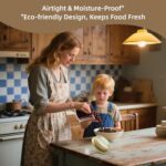 Gold Candy Jar with Lid Decorative Clear PET Jar for Office Desk, Kitchen, or Bathroom – Cute Storage Container, Canister for Kitchen and Desk Organization 16 oz - Image 8