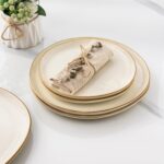 AmorArc Ceramic Dinnerware Sets,Handmade Reactive Glaze Stoneware Plates and Bowls Set,Highly Chip and Crack Resistant | Dishwasher & Microwave Safe Dishes Set,Service for 6 (18pc) - Image 4