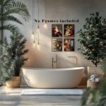 EUYTHNGYF Christmas Tree Book Reading Santa Wall Art Decor Set of 4, Dark Academia Bookish Christmas Poster Prints Pictures Wall Decor for Home Library Reading Room Nook Corner, 8x10 Unframed - Image 7