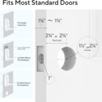 ULTRALOQ Latch 5 World's First Built-in WiFi Smart Lock with Fingerprint, 5-in-1 Keyless Entry Door Lock with Touch Digital Keypad, App Control, Black - Image 7