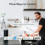 ULTRALOQ Latch 5 World's First Built-in WiFi Smart Lock with Fingerprint, 5-in-1 Keyless Entry Door Lock with Touch Digital Keypad, App Control, Black - Image 9