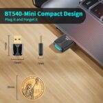 Upgraded USB Bluetooth 5.4 Adapter for PC, Wireless USB Dongle for Laptop Desktop Windows 11 10 8.1 7, Plug n Play Bluetooth Headphones Headset Speaker Mouse Keyboard Printer Controller - Image 9