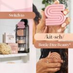 Kitsch Castor Oil Shampoo & Shea Butter Conditioner Bar – Shampoo and Conditioner Set - Hydrating & Moisturizing Bar Soap - Free of Paraben, Silicone, Sulfate - Made in USA - 2pc Set - Image 8