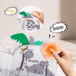 Soft Baby Cloth Book for Infants 0-12 Months | Non-Toxic Sensory Toy for Early Learning | Washable, Durable & Interactive with Animal Designs | Perfect for Newborns & Toddlers - Image 4
