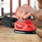 Electric Sander Tool - 14000RPM Mouse Detail Sander with Dust Collection System and 12pc Sandpaper - 120V Electric Hand Sanders for Wood by Stalwart - Image 7