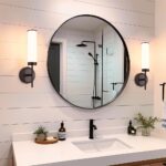 Matte Black Wall Sconces Set of 2, Modern Bathroom Sconces Wall Lighting with Opal White Glass, Vanity Light Fixtures for Bathroom, Wall Mount Lights for Living Room Bedroom Hallway, Hardwired - Image 4