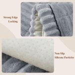 Pet Couch Covers for Sofa Washable Non Slip Dog Couch Cover Protector Pet Friendly Mat for 3 Cushion Sofa (Light Grey, 27.6" x 59.06") - Image 4