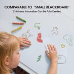 Leather Desk Pad Protector 23.6x13.7inch Non-Slip Large Gaming Mouse Pad Waterproof Desk Writing Pad Desk Blotter Laptop and Keyboard Mat for Office and Home(Light Blue) - Image 3