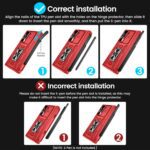 VEGO for Z Fold 6 Case with S Pen Holder, with [Hinge Protection][360-degree Rotating Kickstand][Slide Camera Cover][Front HD Screen Protector] Protective Cover for Samsung Galaxy Z Fold6 - Red - Image 8