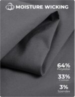 COOFANDY Mens Tech Dress Shirts Long Sleeve Poplin Formal Shirt Casual Button Down Shirts - Image 6