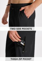 Men's Athletic Joggers Sweatpants with Zipper Pockets Running Gym Track Workout Pants for Men - Image 5