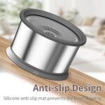 6.5L Dog Water Bowl No Spill 1.6 Gallon Stainless Steel Water Bowl for Dogs 220oz Large Capacity No Splash Slow Drinking Feeder with Anti-Slip Mat for Messy Drinkers - Image 7