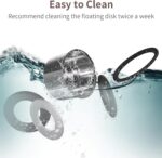 6.5L Dog Water Bowl No Spill 1.6 Gallon Stainless Steel Water Bowl for Dogs 220oz Large Capacity No Splash Slow Drinking Feeder with Anti-Slip Mat for Messy Drinkers - Image 8