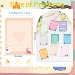 Alpaca Sticky Notes Gifts, 9 Pack Cute Alpaca Notepads 3x4 Inch, Llama Gifts for Coworkers Students, Mexican Camel Self-Stick Memo Pad Office School Supplies for Men Women (450 Sheets) - Image 3