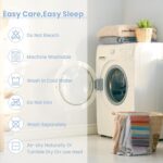 Grounding Sheets White King Size - 90% Organic Cotton + 10% Pure Silver Fitted Bed Sheet for Earthing - 400 Thread Count Deep Pocket Grounded Sheet - Improved Sleep Down to Earth Ground Bedding - Image 7