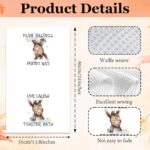 Funny Live Laugh Toaster Bath Kitchen Towels Funny Hand Dish Towel, Farmhouse Decorative Hand Towels for Bathroom and Kitchen, 13.8X 24 Inches -07A - Image 3