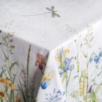 Maison d' Hermine Table Cloth Rectangle Table 100% Cotton 60 x 108 Inches Tablecloth Reusable Decorative for Dining Room, Farmhouse, Home, Party, Festive & Wedding Spring Summer - Fleurs De Mai - Image 8