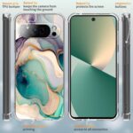 Case for Google Pixel 9 Pro Soft TPU Pixel 9Pro | Camera Lens Protector, Marble Slim, Anti-Drop, Shockproof Protective, Women Stylish, Phone Covers, 2024, 6.34 Inch - Image 7