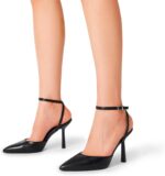 DREAM PAIRS High Heels for Women Closed Pointed Toe Dress Shoes for Women Ankle Strap Stiletto Heel Party Wedding Sexy Pump Shoes - Image 6