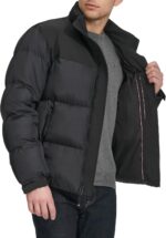 Tommy Hilfiger mens Mixed-media Puffer Jacket - Image 9