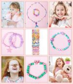 MiuCo Bracelet Making Kit for Kids Girls - Cute Beads for Jewelry Making Kit with Charms - Arts and Crafts for Make Necklaces - Birthday Gifts for Girls Ages 5 6 7 8 9 10 (Kids' Jewelry Making Kits) - Image 7