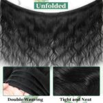 Body Wave Bundles Human Hair 18 Inch 14A Human Hair Bundles Real 100% Raw Unprocessed Brazilian Virgin Sew in Quick Weave Natural Black Deals Thick Hair Extensions - Image 6