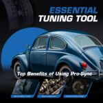 Carburetor Synchronizer Tool | Universal Pro-Sync | Carb Sync Tool for Motorcycle, VW, Trike, Dual Carbs | Accurate Airflow Meter | 1-30 kg/h Scale Carburetor Airflow Meter - Image 4