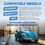 Carburetor Synchronizer Tool | Universal Pro-Sync | Carb Sync Tool for Motorcycle, VW, Trike, Dual Carbs | Accurate Airflow Meter | 1-30 kg/h Scale Carburetor Airflow Meter - Image 7