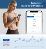 GE Scale for Body Weight, Body Fat, BMI, Muscle Mass, Smart Bathroom Scales with 14 Body Composition Metrics with Large Display, Accurate Bluetooth Weighing Machine with Fitness App, 400 lbs - Image 6