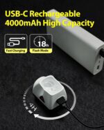 TOWILD DL1700 Bike Lights for Night Riding,1700LM Dual Light Source Super Bright Bicycle Headlight,Waterproof Bike Front Light for Mountain Road Cycling - Image 10