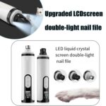 Ayland heusom Silent Groom Pro Nail Grinder, 2025 New Nail Grinder for Dogs and Cats with LED Light & 3 Speeds, 2000mAh USB Rechargeable Dog Nail Trimmer for Thick Nails (1pc+2 Heads) - Image 5