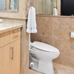 FKOG Ceramic Cat Toilet Bolt Caps, White Cat Toilet Floor Bolt Covers, Toilet Replacement Parts Decorative Bathroom Accessory (Cat) - Image 7