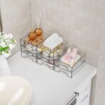 Yieach 2.2'' Tall Acrylic Clear Stackable Storage Drawer Organizer,8 Pack Desk Organization and Storage,Plastic Office Supply Organizer,Drawer Storage Organizer for Makeup,Accessory,Pen,Art Crafts - Image 3