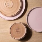 AmorArc Ceramic Dinnerware Set for 4 | Speckled Stoneware Plates and Bowls with unglazed terracotta | Scratch Resistant, Dishwasher & Microwave Safe Dishes Sets- 12-Pcs Pink - Image 5
