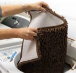 Muddy Mat® Shown on TV – Super Absorbent Microfiber Dog Door Mat for Muddy Paws, Non-Slip Washable Pet Rug, Quick Dry Chenille Entryway Carpet, Machine Washable Indoor Outdoor mat, Brown 35"x24" - Image 6