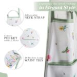 Maison d' Hermine 100% Cotton Apron for women with Pocket Kitchen Chef Apron for Men Cooking Gardening Server Waitress Maid - Image 7