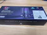 NJSJ USB Gaming Microphone for PC, Condenser Mic with Boom Arm for PS4/ PS5/ Mac/Phone with Touch Mute, RGB Lighting,Gain knob & Monitoring Jack for Streaming,Podcasting,YouTube - Image 12