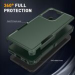 Vinve for Moto G Stylus 2025 Case with HD Screen Protector, Military-Grade Shockproof & Dual-Layer Protection, Anti-Slip Grip Design Phone Case, Blackish Green - Image 6