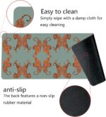 Sage Green Tiger Decor Mouse Pad,Cheetah Desk Mat,XL Large Leopard Mouse Pad,Preppy Desk Mat for Dorm Home Office Decor,31.5x11.8 Inch - Image 5