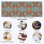 Sage Green Tiger Decor Mouse Pad,Cheetah Desk Mat,XL Large Leopard Mouse Pad,Preppy Desk Mat for Dorm Home Office Decor,31.5x11.8 Inch - Image 6