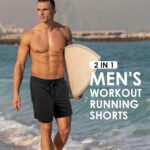 Men's 2 in 1 Athletic Quick Dry Shorts,Running Lightweight,Sweat Wicking Gym Workout Elastic Short - Image 8