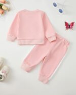 Saeaby Toddler Baby Girl Clothes Infant Girls Outfits Fall/Winter Sweatsuit Cute Sweatshirts Jogger Pants Girl Clothing Sets - Image 6