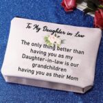 JYTAPP To My Daughter-in-Law Gifts Daughter in Law Makeup Bag The Only Thing Better Than Having You As My Daughter-in-Law Cosmetic Bag Future Daughter In Law Gift - Image 5