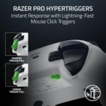 Razer Wolverine V3 Pro Wireless Gaming Controller: Licensed for Xbox Series X|S, Xbox One, Windows PC - 6 Remappable Buttons - Fast Triggers - Customizable Thumbsticks - Wired Tournament Mode - White - Image 8