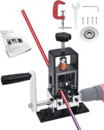 Wire Stripper Machine, 0.06-1 inch Manual Wire Stripping Machine with Replacement Blade, Drill Powered Hand Crank Cable Stripper Tool for Electric Cable Stripping & Scrap Copper Recycling - Image 9