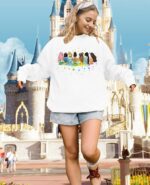 UNIQUEONE Magical Princess Sweatshirt for Women: Cute Magic Kingdom Princess Sweater Family Vacation Trip Pullover Tops - Image 4