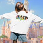 UNIQUEONE Magical Princess Sweatshirt for Women: Cute Magic Kingdom Princess Sweater Family Vacation Trip Pullover Tops - Image 6