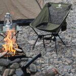MellowCamp Camping Chair, Ultralight Folding Backpacking Hiking Chair, Compact Portable for Hiking, Camping, Backpacking, Beach, Roadtrip (Olive Green) - Image 3